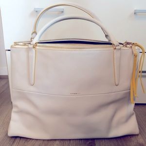 NWOT leather 5 pocket Coach portfolio tote